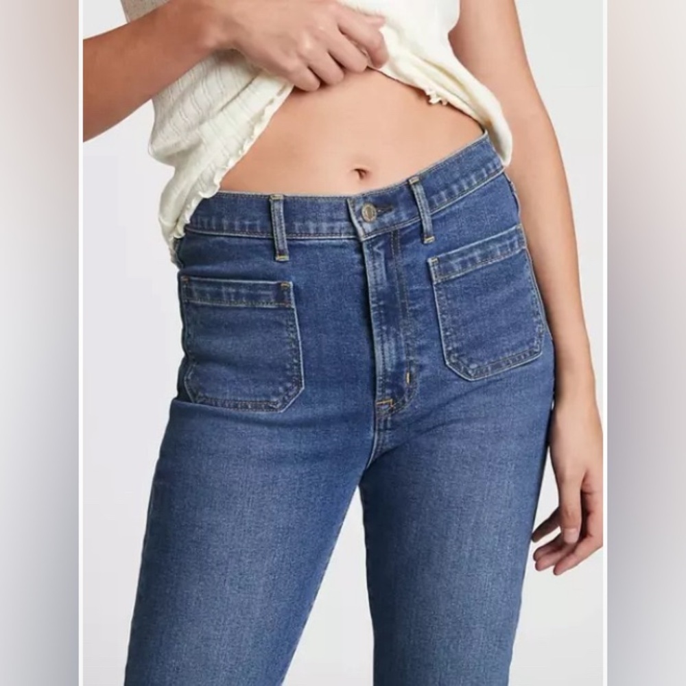 Anthropologie Pilcro and The Letterpress High Rise Denim Skinny Jeans, Size 26
